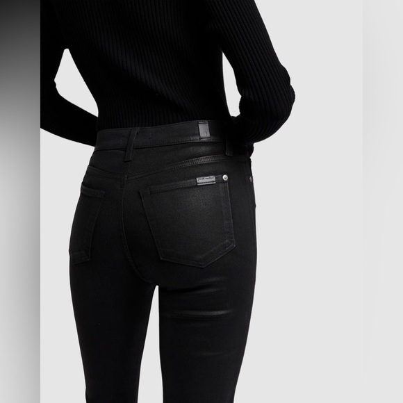 7 For All Mankind HIGH WAIST SLIM KICK- black coated
Size 25 - Picture 4 of 8